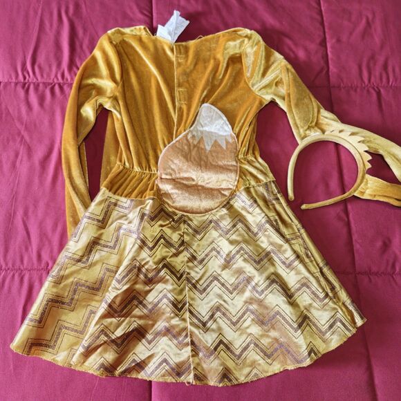 Deluxe Child Eevee Costume Pokémon Licensed Dress Headband Size 4-6 Used - Picture 2 of 7